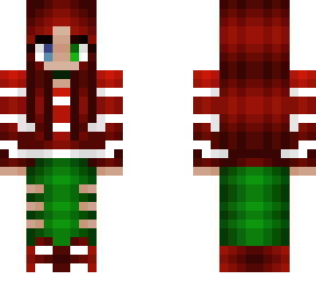 christmas candy cane sweater - red green and white girl