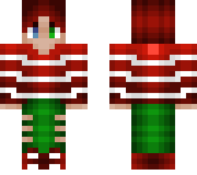 christmas candy cane sweater - red green and white guy
