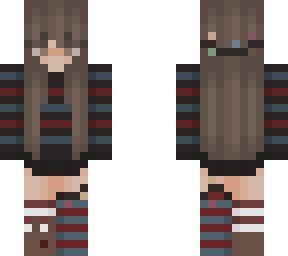 christmas girl w/ antlers