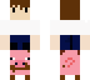 kimonkor riding a pig