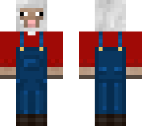 sheep with some overalls x3 edit