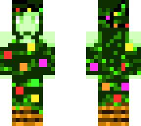 the lady xmas-tree