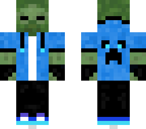 zombie gamer minecraft skin (by:iv4n2p) (credits:dannygamix)