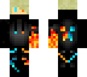 blonde waterxfire boy