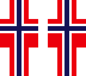 norwegian flag - skin