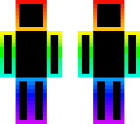 rainbow outline