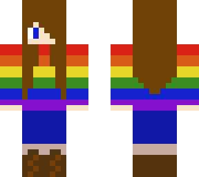 rainbow sweater girl.