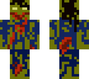 scary zombie skin