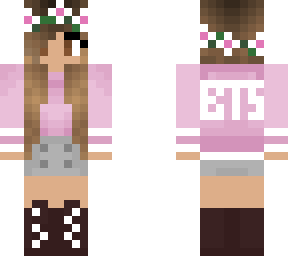 bts girl brown hair