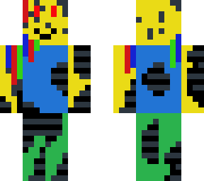 destroyed animatronic noob