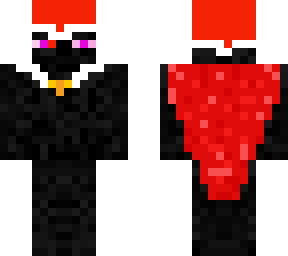 ender man with santa hat