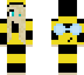 girl in a honeybee onesie