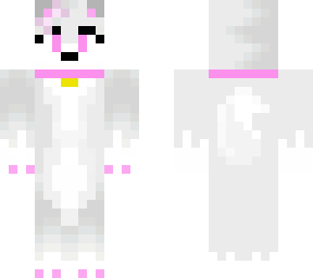 pinky the fluffy arctic wolf