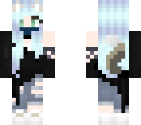 pls don't upload!!! blueberry shake smoothie girl wolf (vr2 with mask)