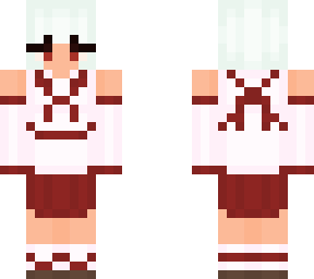 White Hair Neko Minecraft Skins