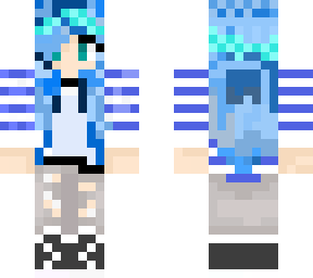 blue girl