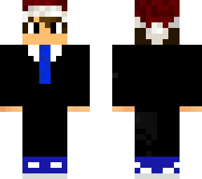 christmas boy blue suit