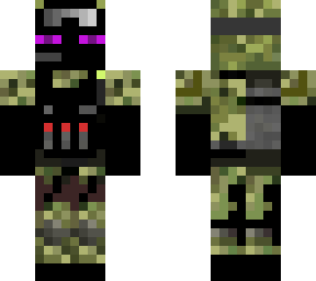 Enderman Militar | Minecraft Skin