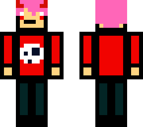 pink haired devil boy :)