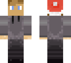 teen with santa hat