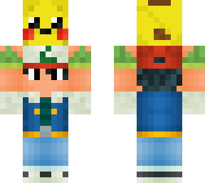 ash ketchum holding pikachu