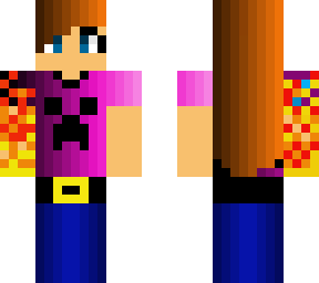 creeper girl fire