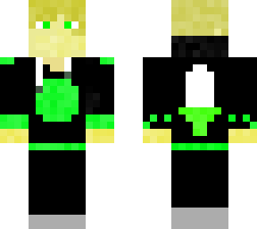 green hoodie blond