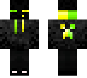 nova enderman, green and yellow