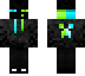 nova enderman green and blue