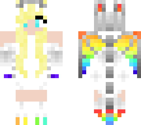 rainbow dragon girl