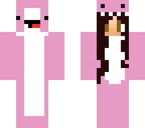 2 sided girl | Minecraft Skin