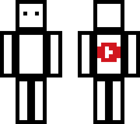 blocky skin template