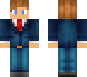 blue suit