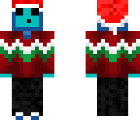 christmas slime with hat