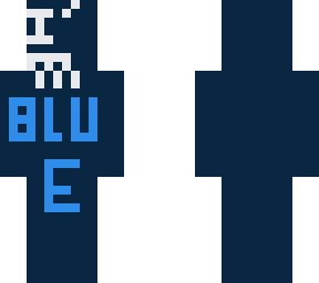 i'm blue skin