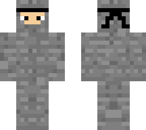 ninja camuflaje piedra