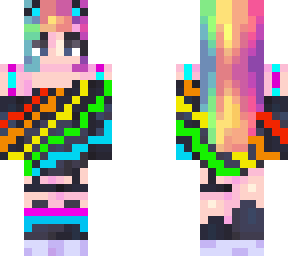 rainbow goth