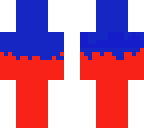 red blue mix