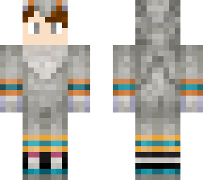 silver outfit