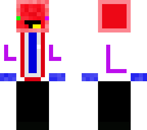 awesome skin + l  logo and suit