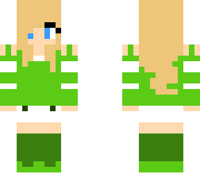 cookie girl green outfit