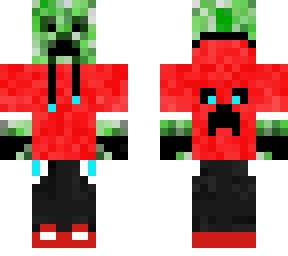 creeper gamer minecraft skin (iv4n2p)