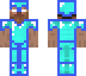 herobrine con armadura de diamante