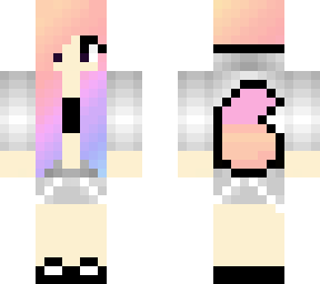 pastel wolf girl