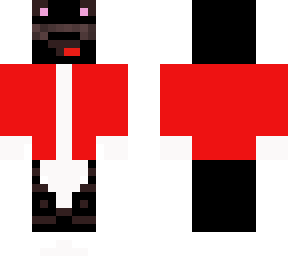 black cat with glasses and red hoodie