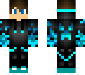 cool neon blue boy
