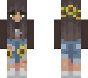 edited flower girl skin