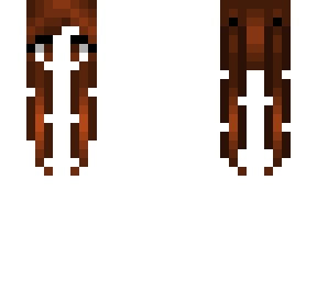 hb - long back ponytails - curly front - brownie brown