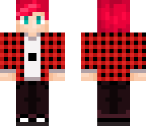 non binary cool red person
