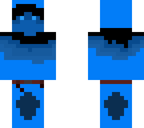 the blue hood